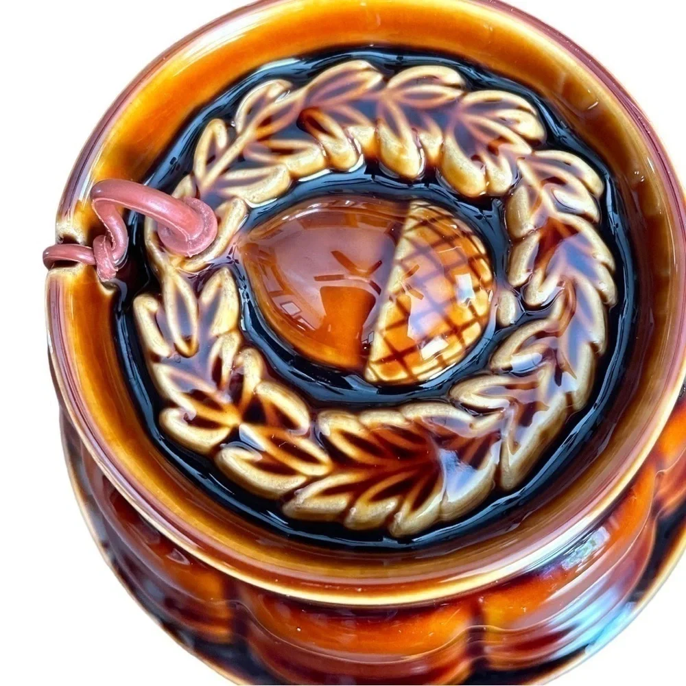 WILLIAMS Sonoma jelly mold, ceramic, Fall motif, excellent condition, no flaws